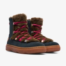 Camper Dark Brown / Grey Boots Kids - Twins Online Ireland | SCJKN3670